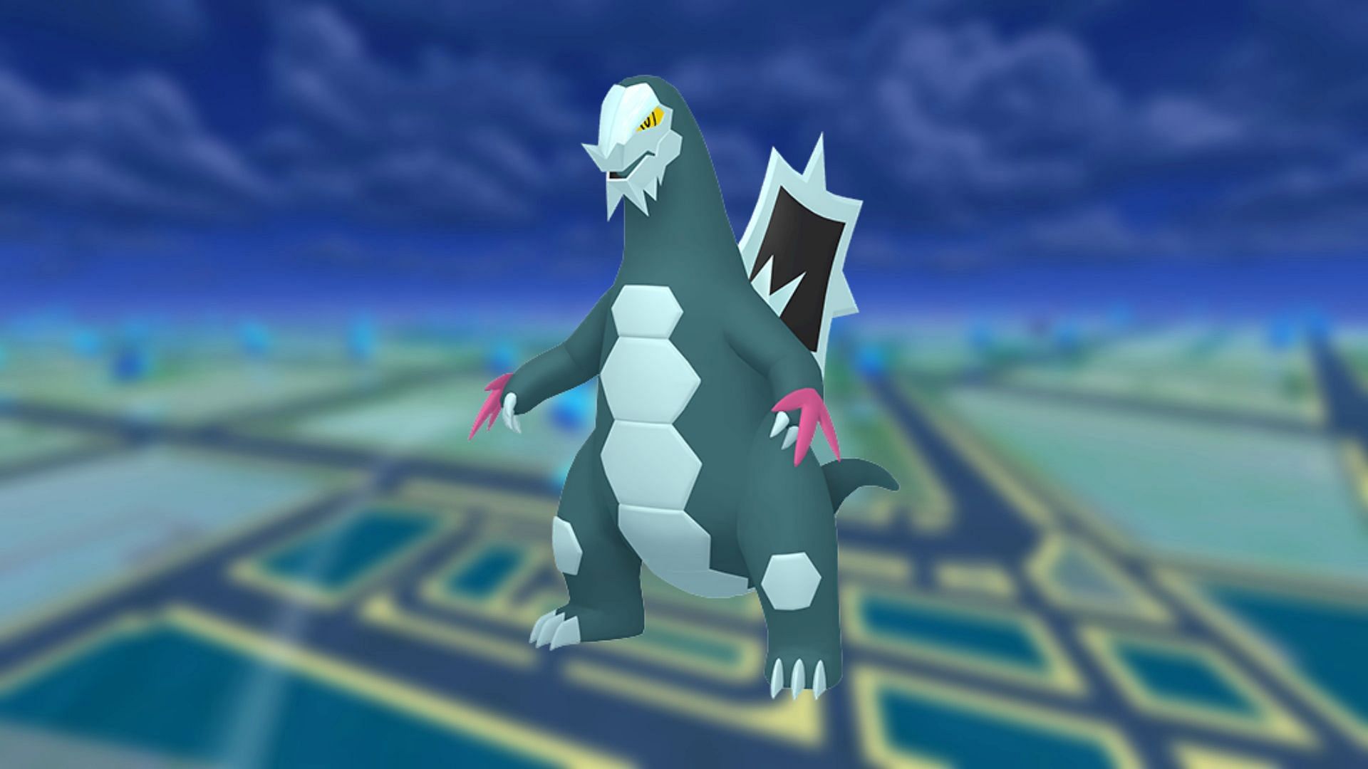 Shiny Baxcalibur in Pokemon GO (Image via TPC)